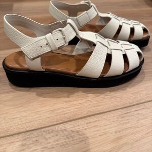 New Dune of London Loch Womens Fisherman Sandal Size 7